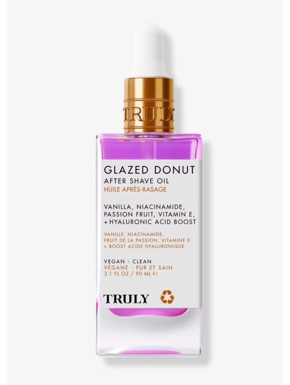 New & Sealed Truly Glazed Donut After Shave Oil Exp 05/28